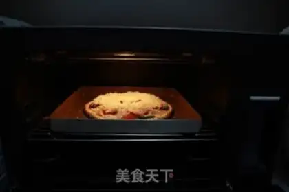 Make Ham pizza step 7