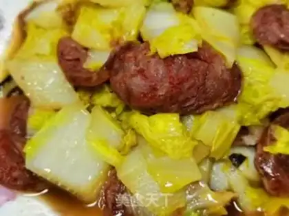 Make Weenie and cabbage step 11