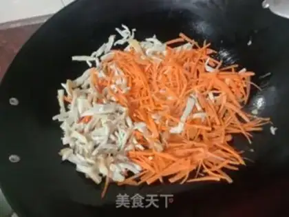 Make Homemade carrots and fish cakes step 3