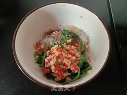 Make Fan spinach step 6