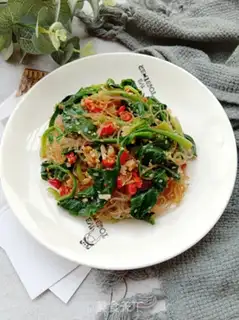 Make Fan spinach step 8