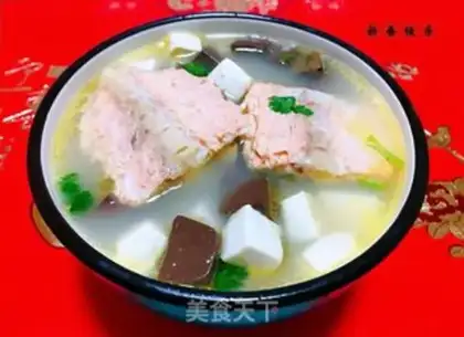 Make Double tofu salmon soup step 12