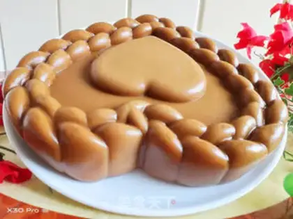 Make Cardiac red sugar cake step 4