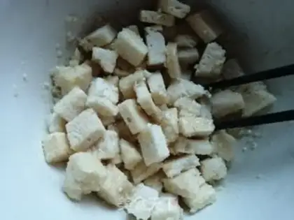 Make Garlic bread dry step 2