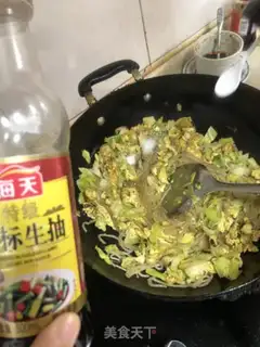 Make Egg-cooked fan dishes step 8