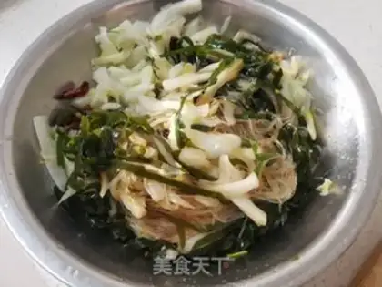 Make Cabbage with sea ribbons step 6