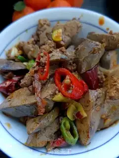 Make Spicy chicken liver step 8