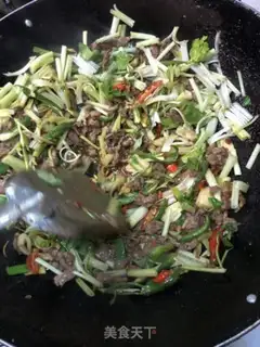 Make Celery beef step 4