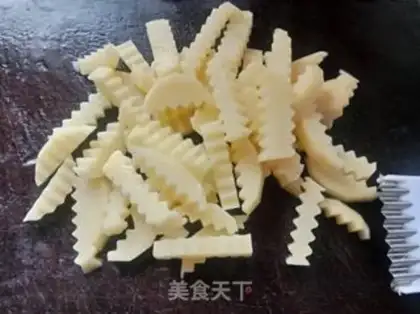 Make Wolf teeth and potatoes step 1