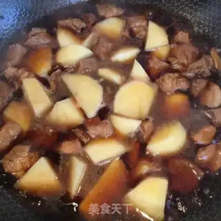 Make Potato red meat step 9