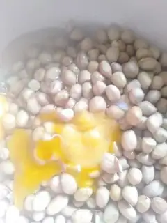 Make Strange peanut rice step 1