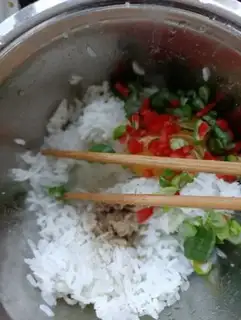 Make Rice omelet step 2