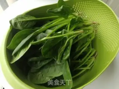 Make Peanut-rice spinach step 0