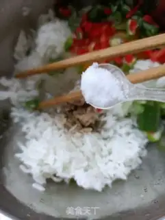 Make Rice omelet step 3