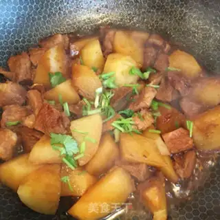 Make Potato red meat step 11