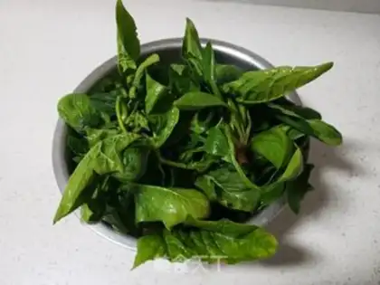 Make Carrot spinach step 1