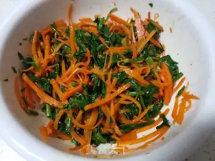 Make Carrot spinach step 5