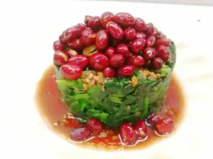 Make Peanut-rice spinach step 6