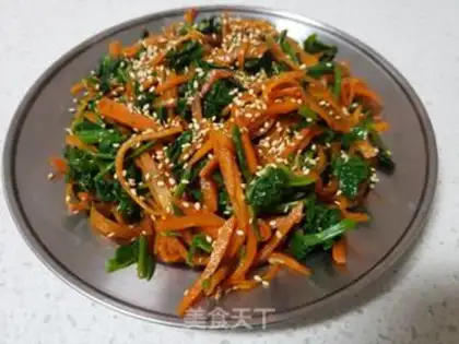 Make Carrot spinach step 6