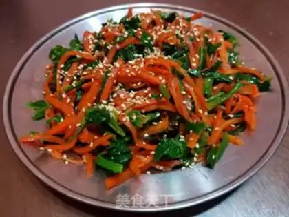 Make Carrot spinach step 7