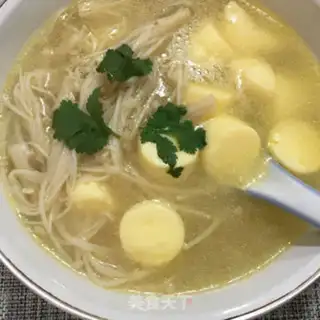 Make High-tip mushroom tofu step 7