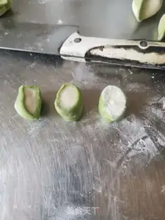 Make Emerald white dumplings step 19
