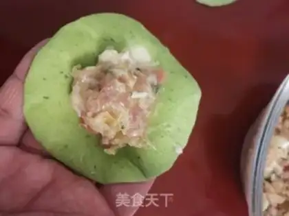 Make Emerald white dumplings step 22