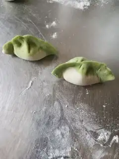 Make Emerald white dumplings step 23