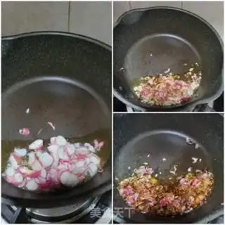 Make Red onion head in white step 6
