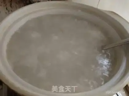 Make Seafood congee step 6