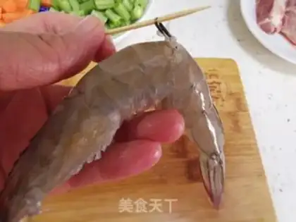 Make Rich flowers drive on shrimp step 1