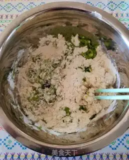 Make Springcake spinach step 1