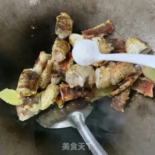 Make Cricket fried the crab leg step 6