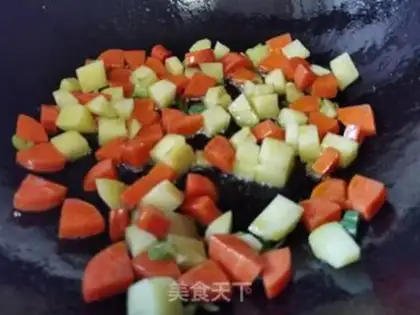 Make Curry beef rice step 3