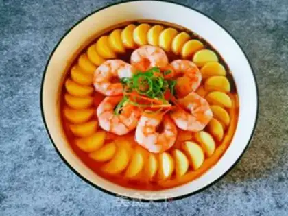 Make Shrimp eggs step 10