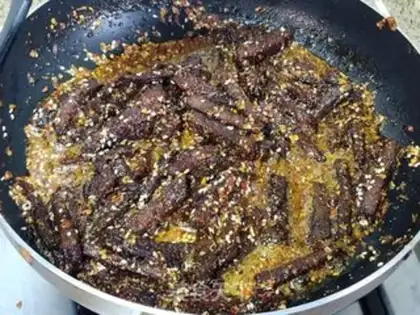 Make Spicy beef step 8