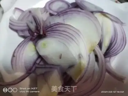 Make Onion cabbage makes bouquet step 1