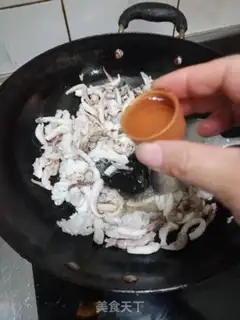 Make Squid dry pot step 4