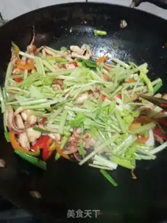Make Squid dry pot step 11