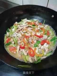 Make Squid dry pot step 12