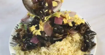 Make Quail rice step 9