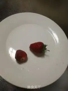 Make Strawberry butterflies step 0