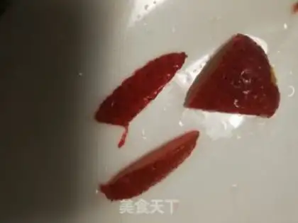 Make Strawberry butterflies step 3