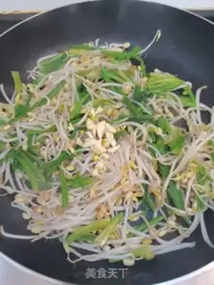 Make Spinach sprouts step 5