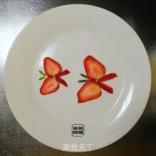 Make Strawberry butterflies step 6
