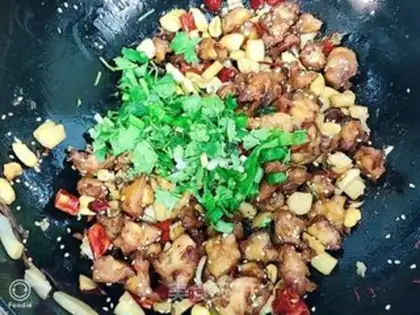 Make Spicy chicken crumbs step 13