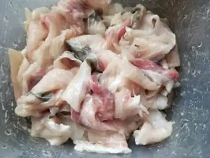 Make Squirt fish, Dutch beans step 1