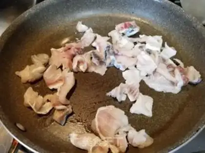 Make Squirt fish, Dutch beans step 3