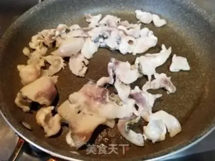 Make Squirt fish, Dutch beans step 4