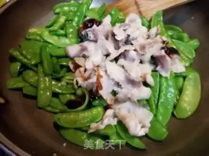 Make Squirt fish, Dutch beans step 7